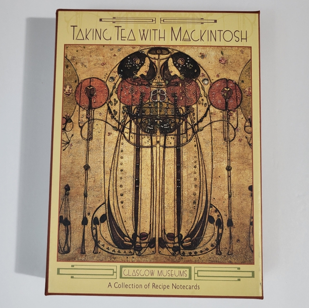Taking Tea with Mackintosh Recipe Notecards Glasgow Museums NIB
